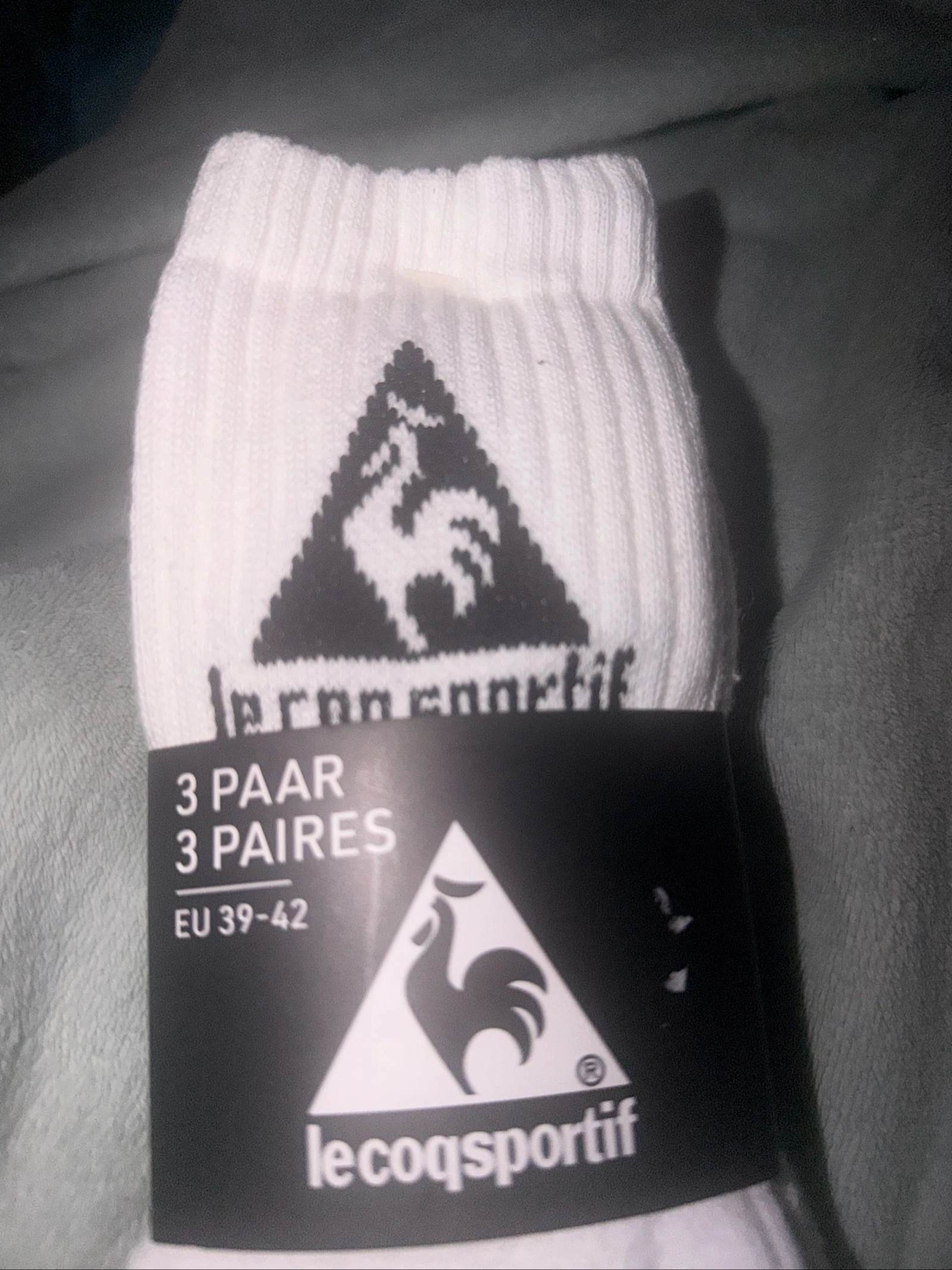 3 pairs Le Coq Sportif sports socks – photo 2